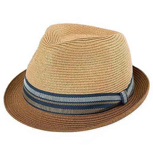 Comhats Big Head Straw Fedora from the TOP-EX store